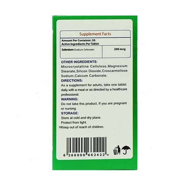  قرص سلنیوم 200 میکروگرم ماتراسی Matrasi Selenium 200 mcg – برای سلامتی و زیبایی 