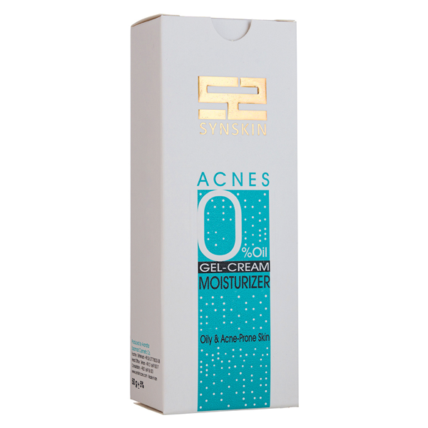  کرم ژل مرطوب کننده ساین اسکین مدل Acnes حجم 50 میلی لیتر | آبرسان و ضد جوش - Synskin Acnes Moisturising Cream 50g 