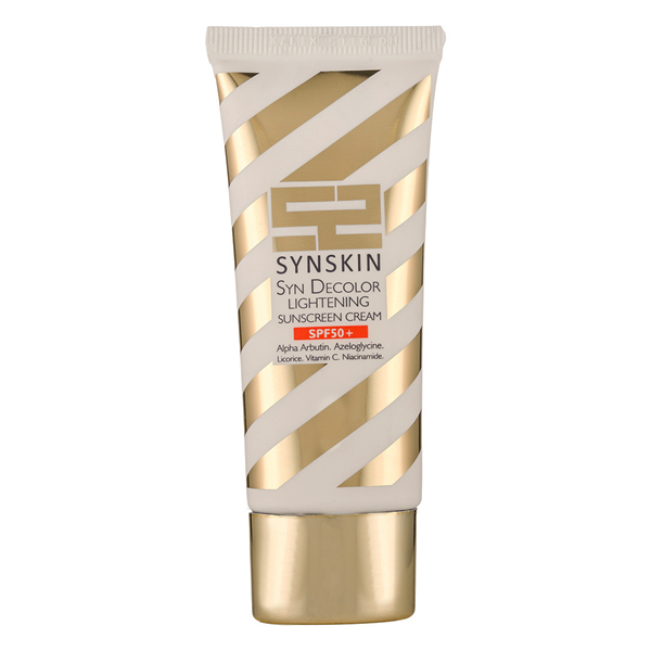  ژل کرم ضد آفتاب بی رنگ ساین اسکین SPF50 مدل Syn Decolor حجم ۴۰ میلی لیتر | محافظت کامل و روشن‌کننده پوست - Syn Skin Syn 