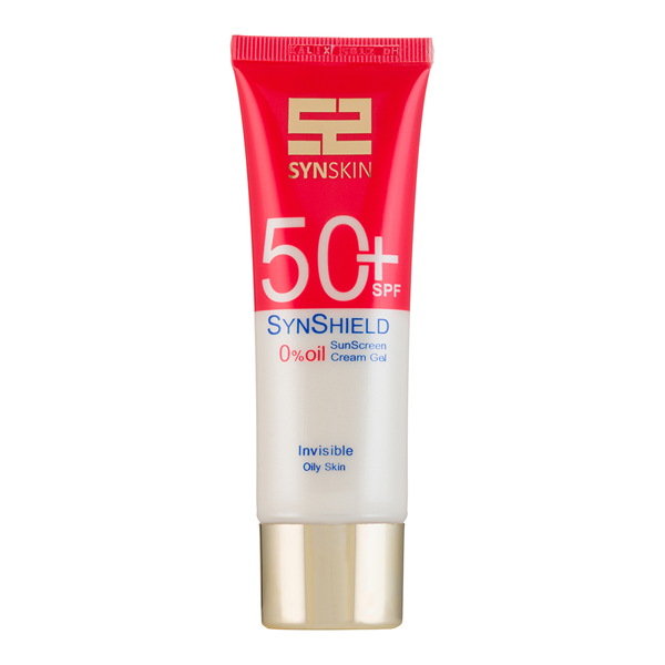 ژل کرم ضد آفتاب ساین اسکین - بدون رنگ invisible - پوست چرب SPF50 حجم 50 میلی لیتر | محافظت قوی + کنترل چربی - Syn Skin S