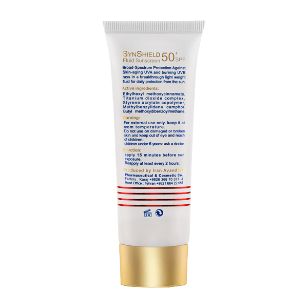  فلویید ضد آفتاب بی رنگ ساین اسکین SPF50 | محافظت کامل برای انواع پوست - Synskin Spf50 Invisible Syn Shield For All Skin 