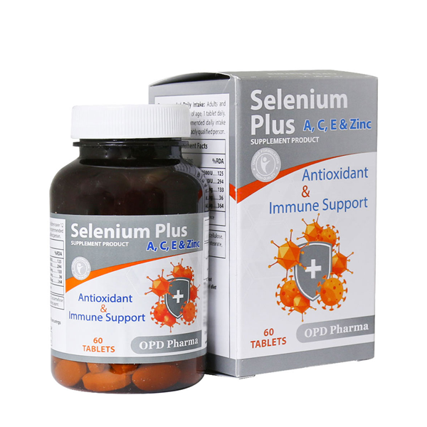  قرص سلنیوم پلاس او پی دی فارما OPD Pharma – مکملی کامل برای تقویت سیستم ایمنی و زیبایی 