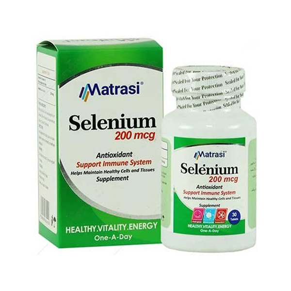  قرص سلنیوم 200 میکروگرم ماتراسی Matrasi Selenium 200 mcg – برای سلامتی و زیبایی 