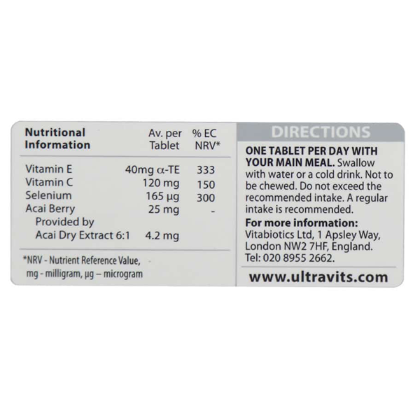  مکمل سلنیوم ویتابیوتیکس - Vitabiotics - قرص ویتابیوتیکس 30 عددی | Ultra Selenium - تقویت سیستم ایمنی، سلامت پوست، مو و ن 
