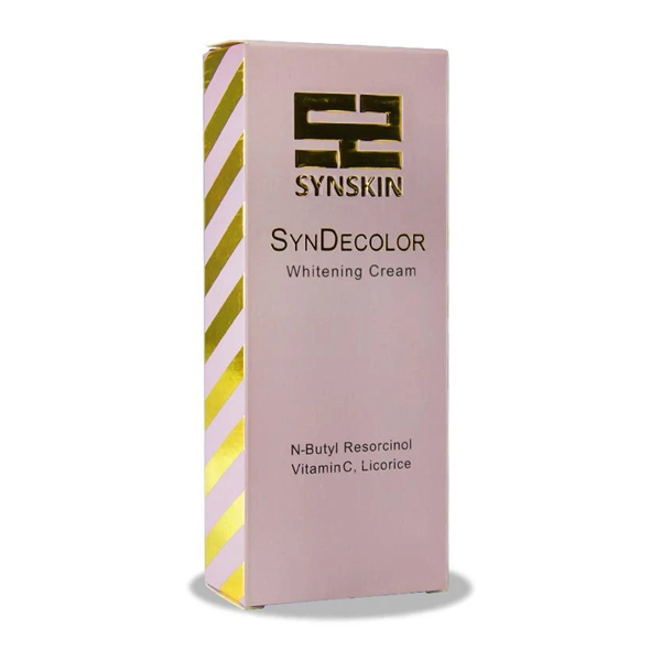  کرم روشن کننده ساین اسکین Syn Decolor | رفع لک و تیرگی پوست + ویتامین C - Syn Skin Syndecolor Whitening Cream 