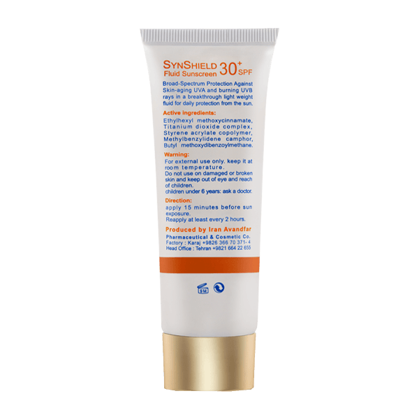  خرید فلوئید ضد آفتاب رنگی - بژ متوسط medium ساین اسکین Syn Shield SPF30 | محافظت کامل + پوشانندگی Syn Skin Syn Shield SP 